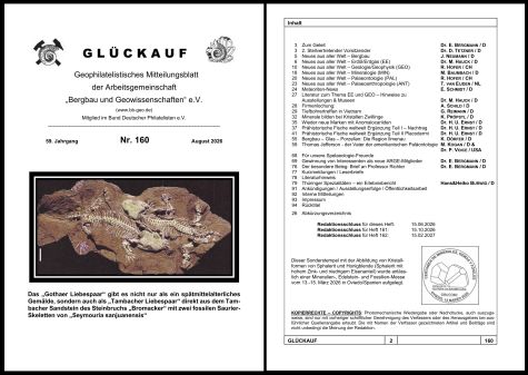 Titelseite und Inhalt von Glückauf Nr 160